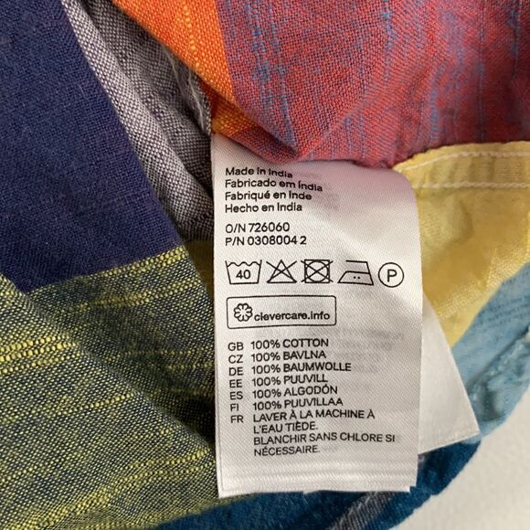 LOGG Cotton Multicolor Plaid Men’s Shirt Size M - Picture 11 of 11